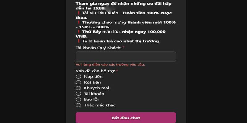 Cách khắc phục khi tài khoản bị TX88 khóa